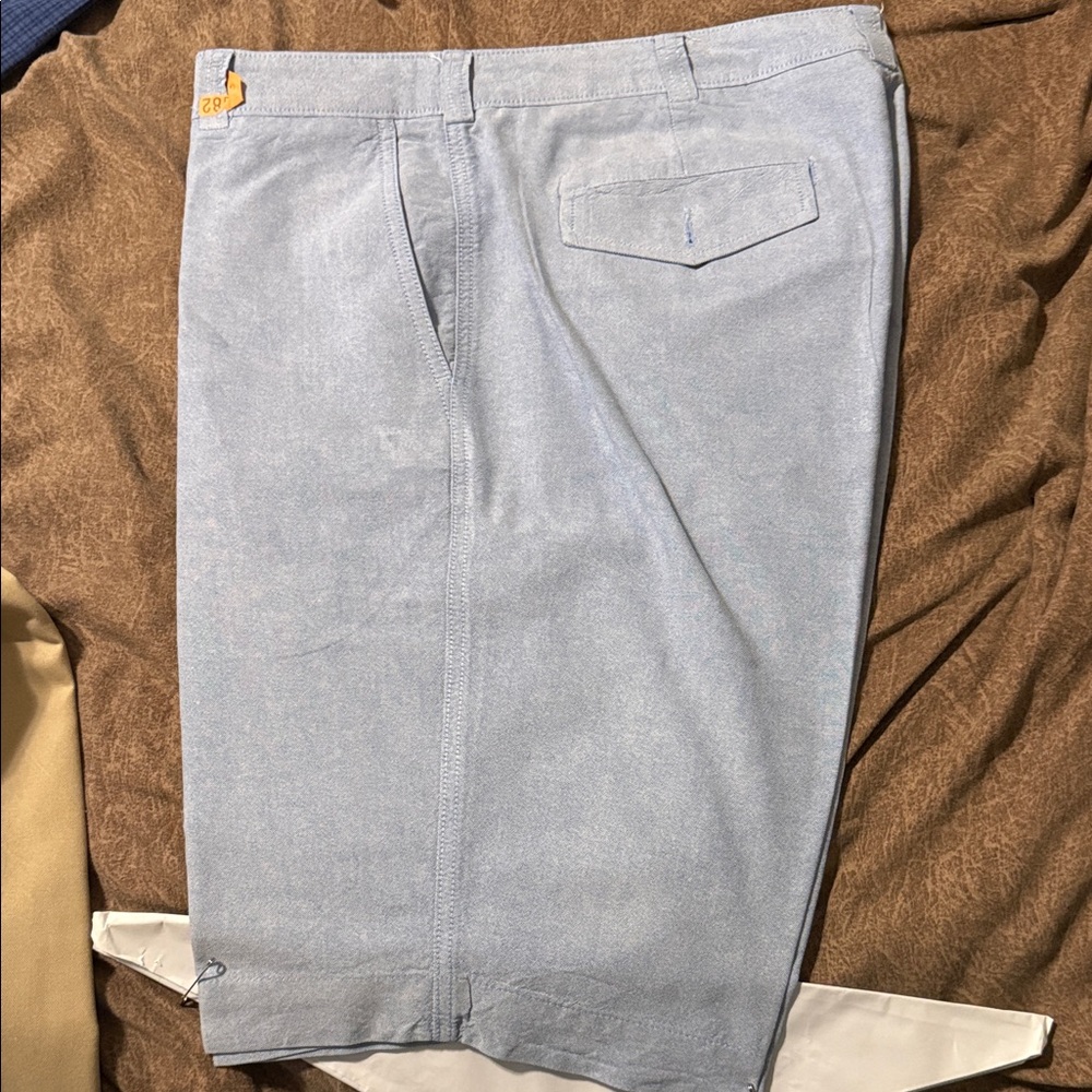 Daniel Cremieux Light Gray Flat Front Shorts
